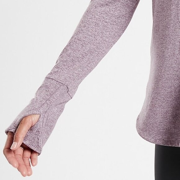 Athleta - sz Large - Uptempo Long Sleeve Tunic in Shasta Purple (Pink) #382880 - Picture 11 of 12